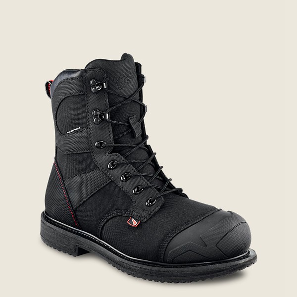 Red Wing Mens Maxbond - 8-inch Waterproof Toe - Safety Boots Black - 2059HDVOW